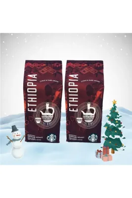 Yılbaşı Paketi Ethiopia Arabica Çekirdek Kahve 250 Gr X 2