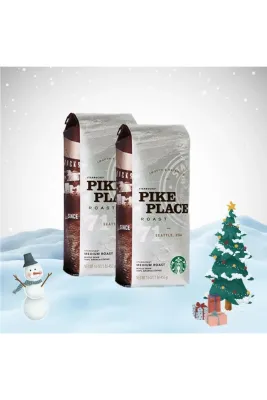 Yılbaşı Paketi Pike Place Roast Çekirdek Kahve 250 Gr X 2