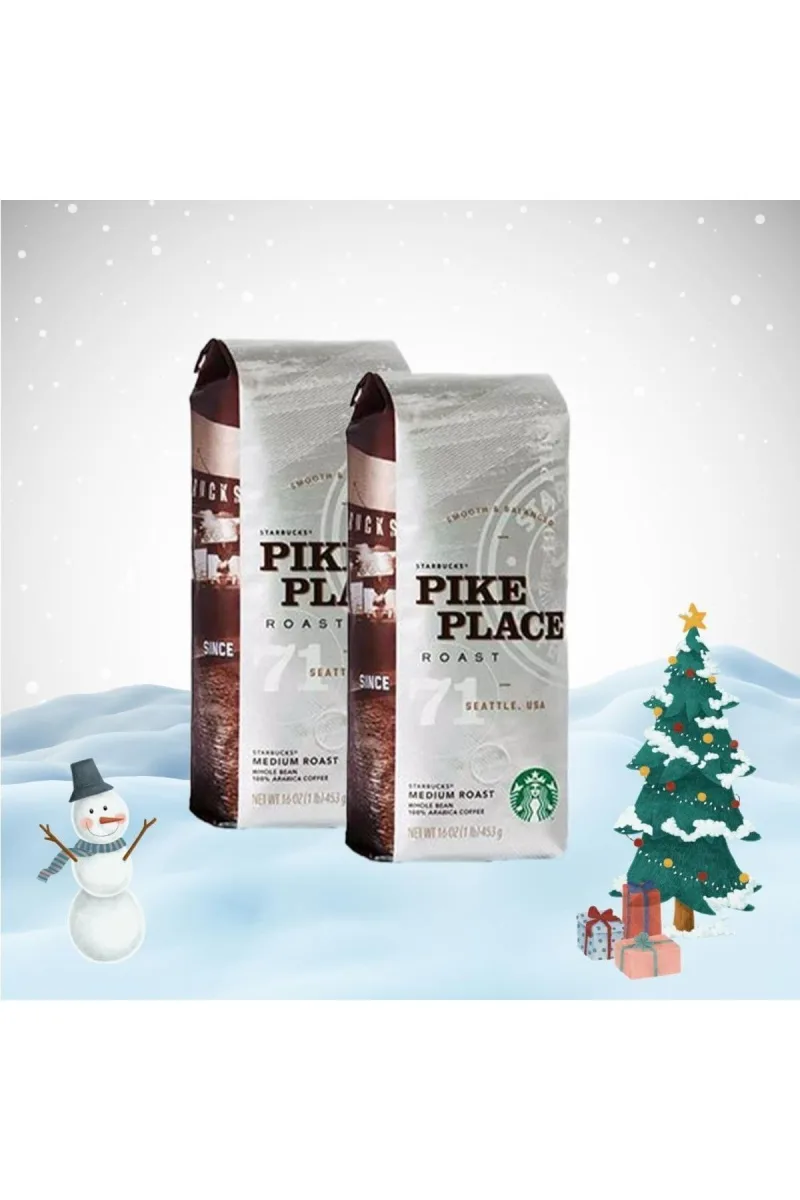 Yılbaşı Paketi Pike Place Roast Çekirdek Kahve 250 Gr X 2