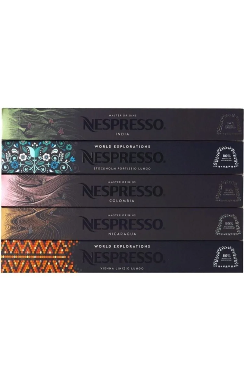 Yöresel Zengin Tatlar Serisi 5'li Set India-stockholm-colombia-nicaragua-linizio