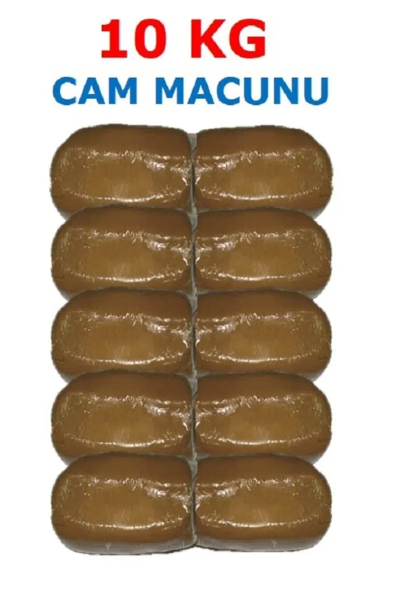 10 Kg Cam Macunu Yapıştırma Onarım Beziryağı Üstübeç Karışımı