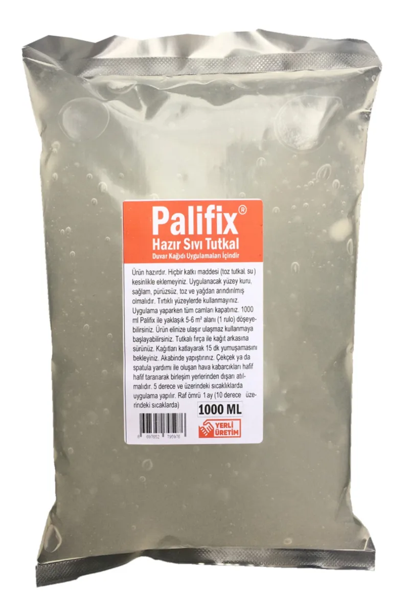 1000ml Hazır Duvar Kağıdı Tutkalı Yapıştırıcısı Sıvı Tutkal Glitolin (1 Rulo 5m²-6m² )