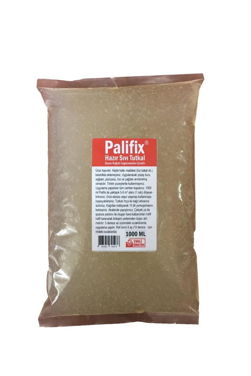 4000ml Palifix Hazır Duvar Kağıdı Tutkalı Yapıştırıcısı Ilacı Sıvı Tutkal Glitolin (20-22m²-4 Rulo)