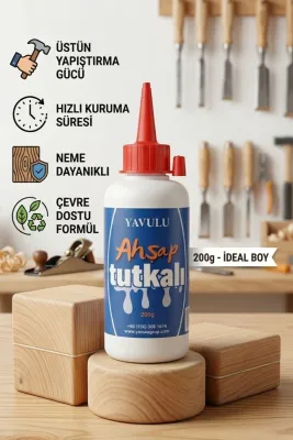 Ahşap Tutkalı PVA Tutkal Mobiya Tutkalı Köpük Tutkaşı 200gr