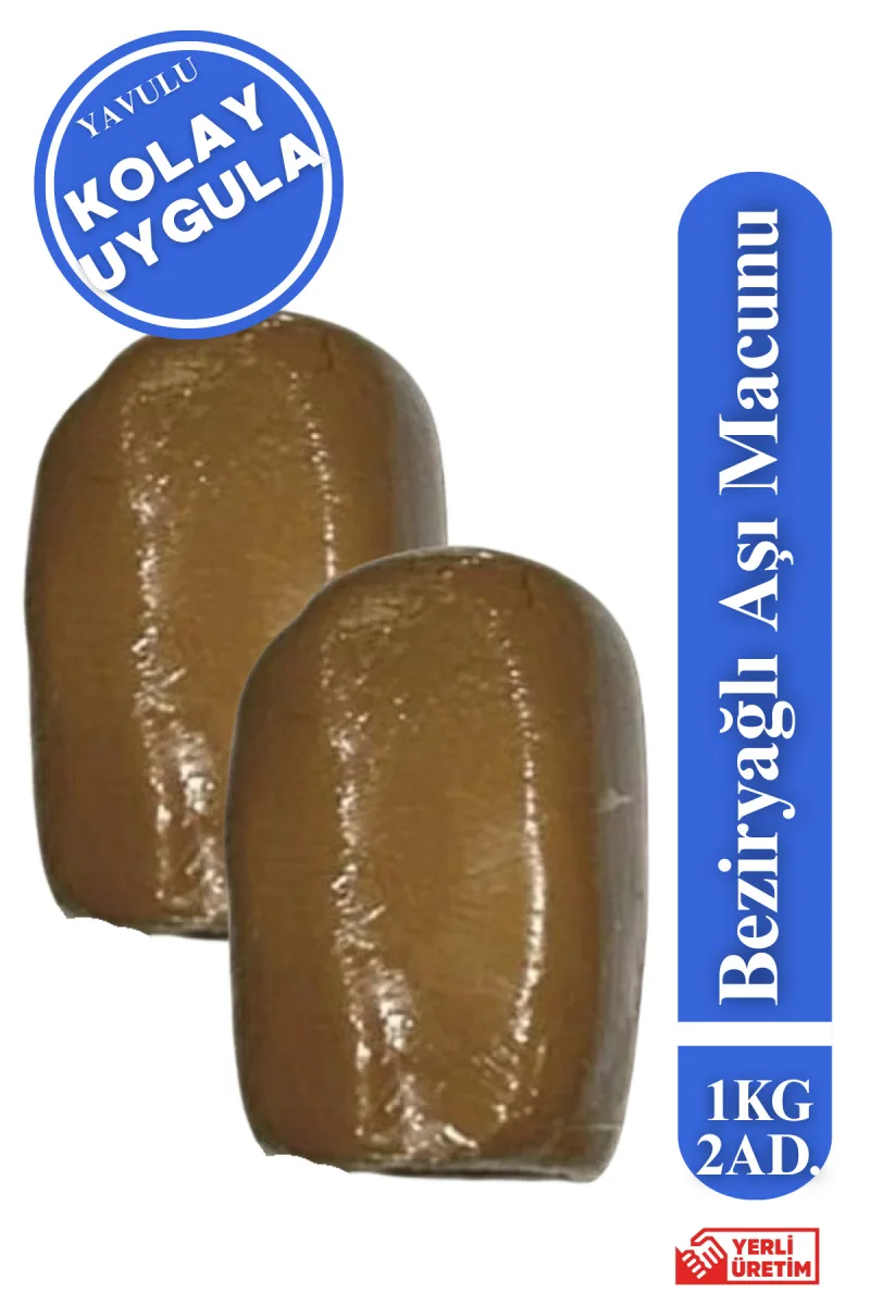 Aşı ve Budama Macunu Beziryağlı Aşı Macunu Kıvamlı Yoğun Aşı Macunu 1KG (2 Adet)