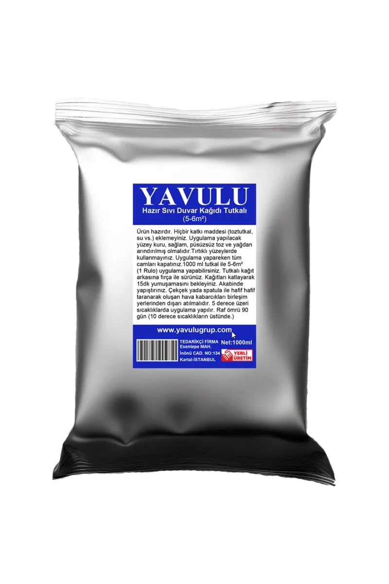 Duvar Kağıdı Yapıştırıcısı Tutkalı Glitolin / Hazır Sıvı Duvar Kağıdı Tutkalı 1000ml(1L)