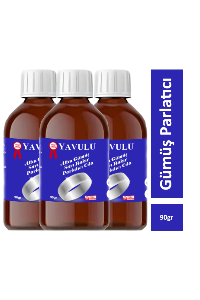 Gümüş Cilası / Gümüş Parlatıcısı / Altın Parlatıcısı / Takı Parlatıcısı / Silver Shine 90gr (3Adet)