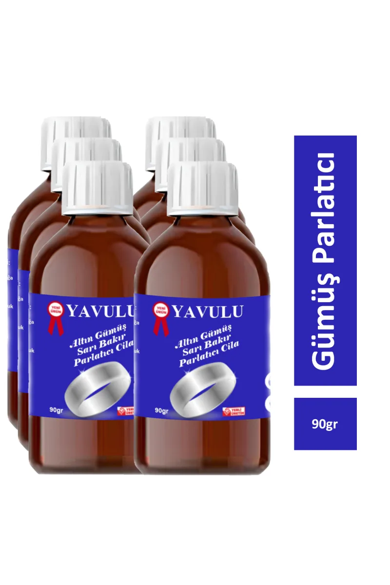 Gümüş Cilası / Gümüş Parlatıcısı / Altın Parlatıcısı / Takı Parlatıcısı / Silver Shine 90gr (6Adet)