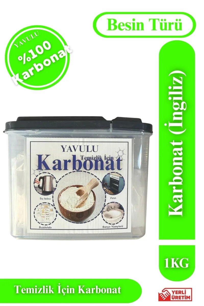 Karbonat (İngiliz) Sodyum Bikarbonat Besin Türü Karbonat 1KG Özel Kutusunda