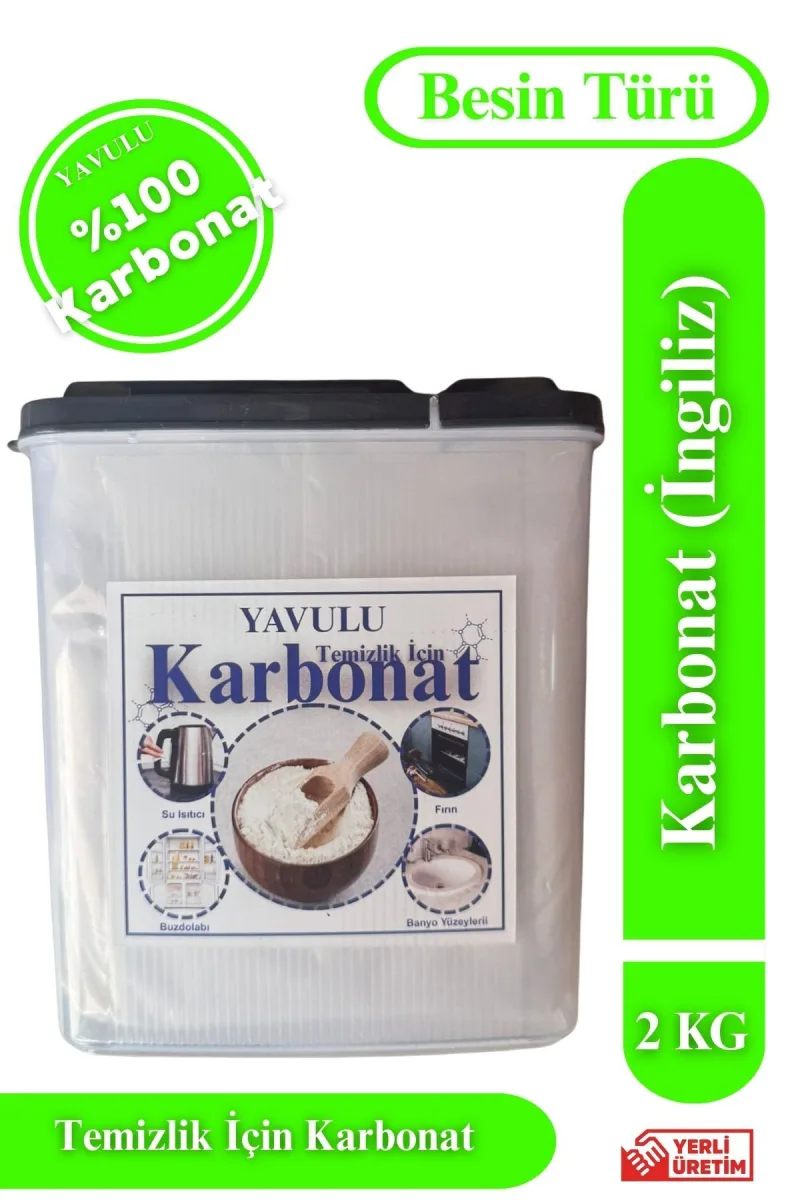 Karbonat (İngiliz) Sodyum Bikarbonat Besin Türü Karbonat 2KG Özel Kutusunda