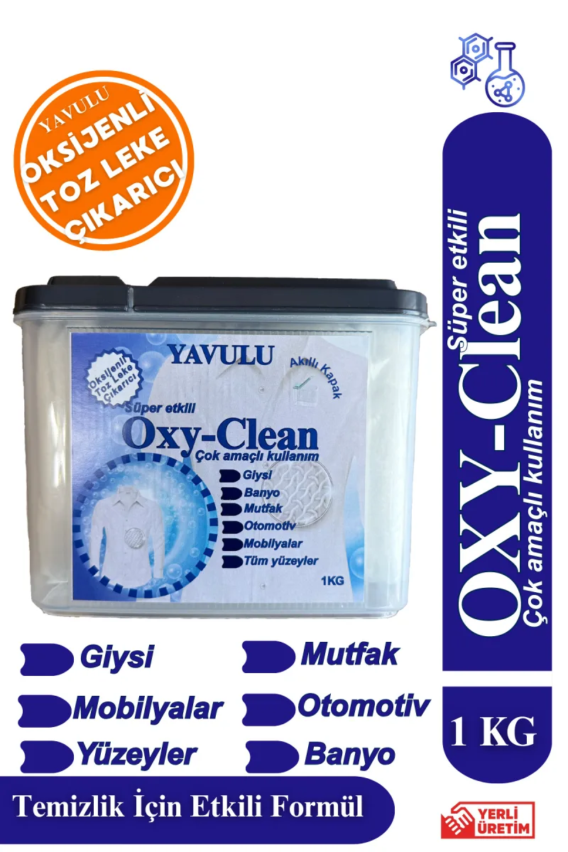 Oksijenli Toz Leke Çıkarıcı Oxy Clean Süper Etki 1000g-1kg