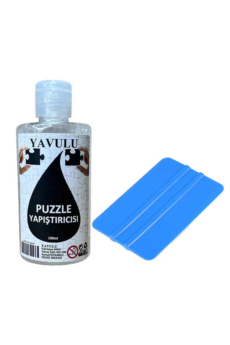 Puzzle Yapıştırıcısı / Puzzle Koruyucusu / Puzzle Tutkalı (Şeffaf) 100ml ve Ragle