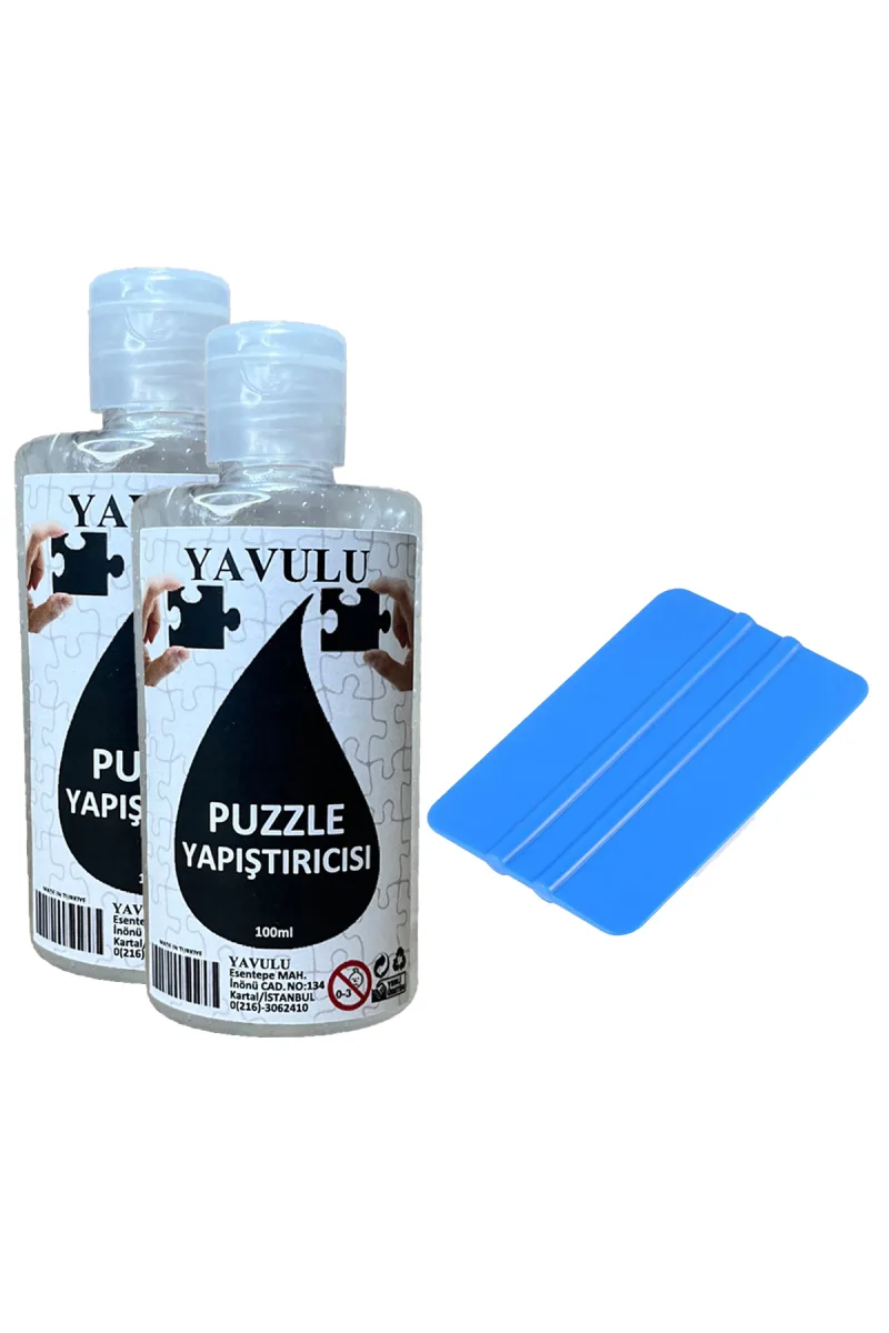 Puzzle Yapıştırıcısı / Puzzle Koruyucusu / Puzzle Tutkalı (Şeffaf) 100ml(2Adet) ve Ragle