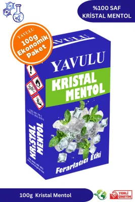 Saf Mentol Kristali 100gr Duş, Buhar Banyosu ve Masaj için Doğal Serinlik Ekonomik Paket