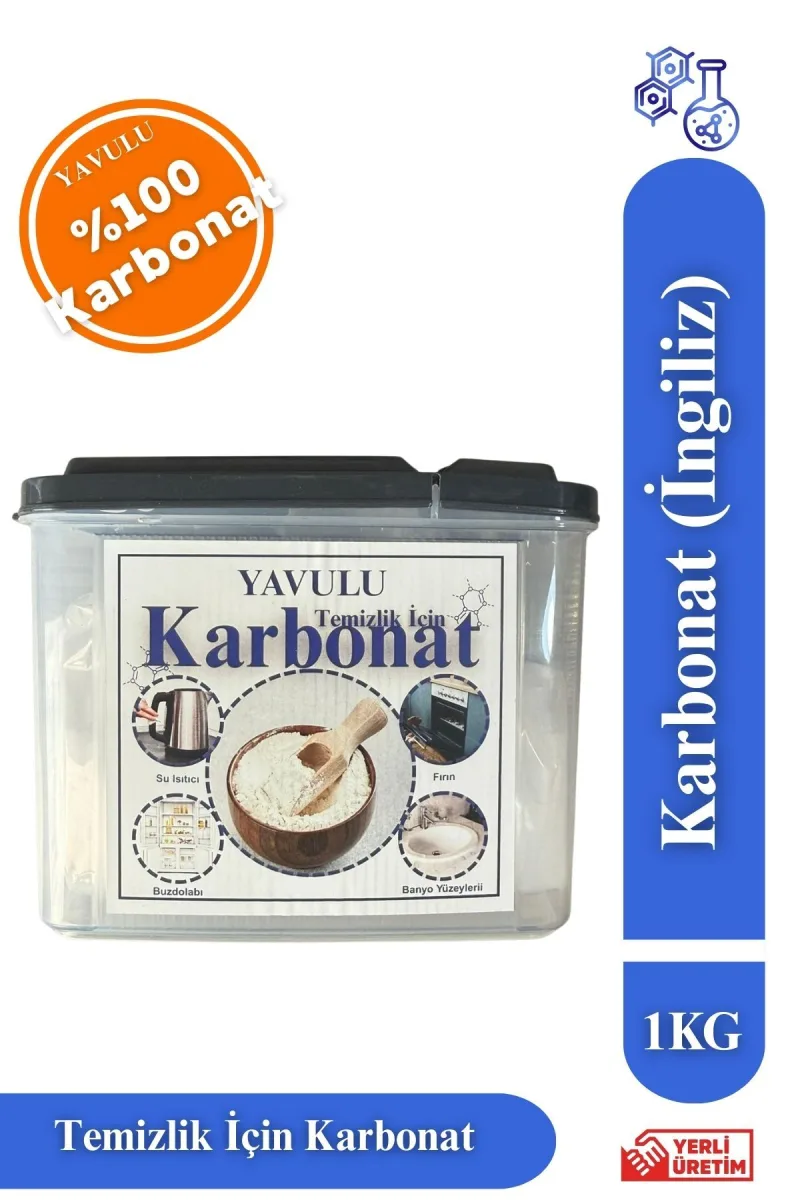 Temizlik İçin Karbonat Sodyum Bikarbonat Tüm Yüzeyler İçin Karbonat 1KG-1000G