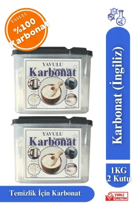 Temizlik İçin Karbonat Sodyum Bikarbonat Tüm Yüzeyler İçin Karbonat 1KG 2 Kutu
