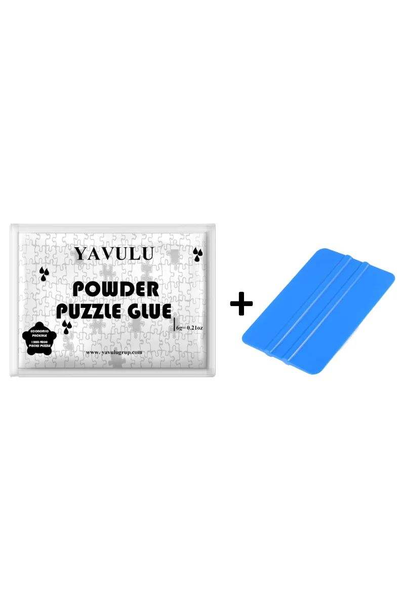 Toz Puzzle Yapıştırıcısı / Puzzle Koruyucusu / Puzzle Tutkalı (Şeffaf) 6gr(1Paket) ve Ragle