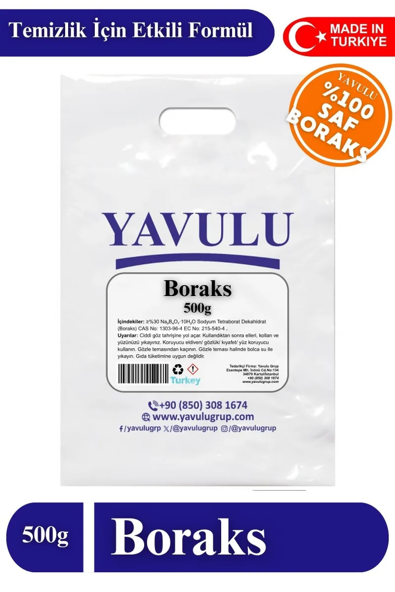 Ultra Beyazlatıcı Boraks 500g Torba