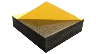 10 mm Düz Yanmaz Akustik Sünger | Yapışkanlı - BU ÜRÜN 5M² PAKETLER HALİNDE SATILIR