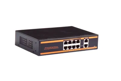 8+2 Port PoE Switch 10/100 Mbps