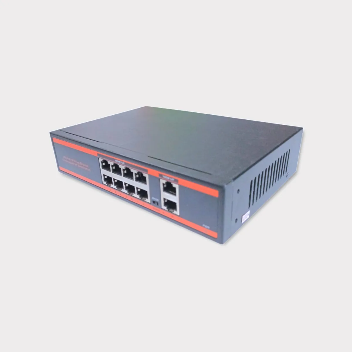 8 Port Poe Switch + 2 Port Uplink  SKZ+2ADS 001
