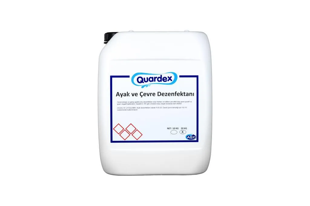 AYAK VE ÇEVRE DEZENFEKTANI QUARDEX 20 KĞ