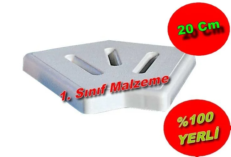 Havuz Kanalı Köşesi 20 Cm (45 derece)