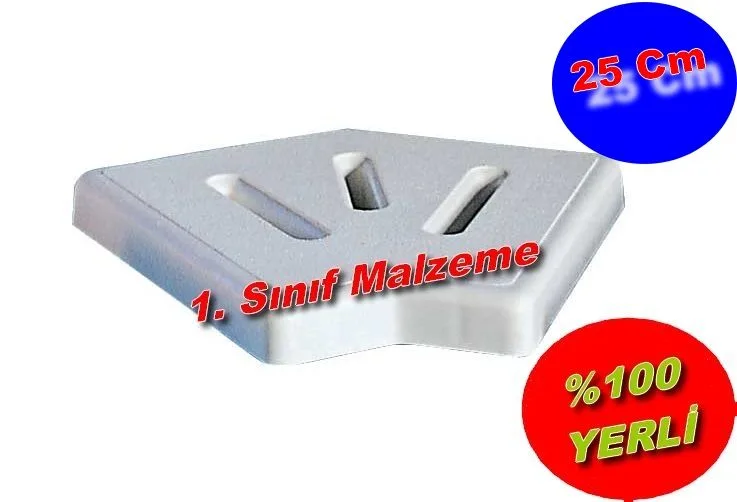 Havuz Kanalı Köşesi 25 Cm (45 derece)