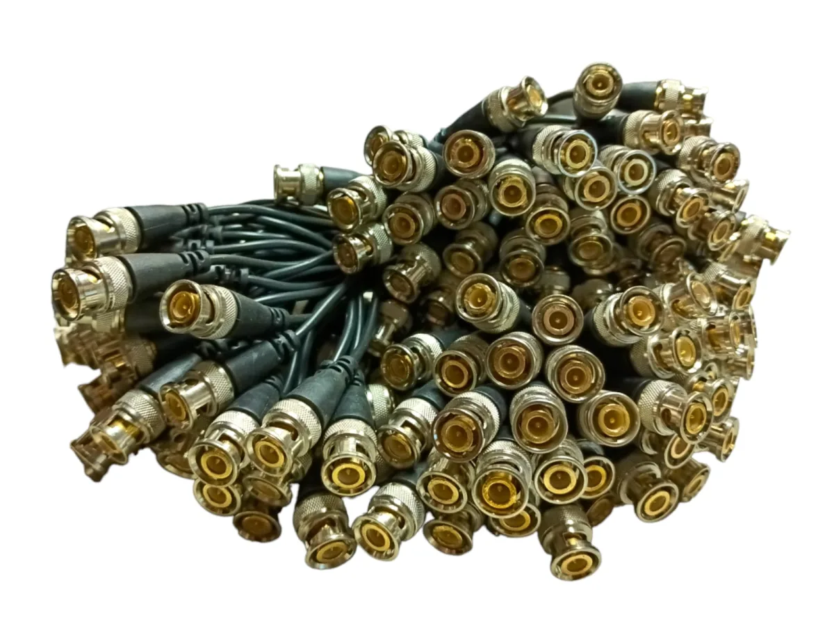 KABLOLU BNC KONNEKTÖR (siyah)