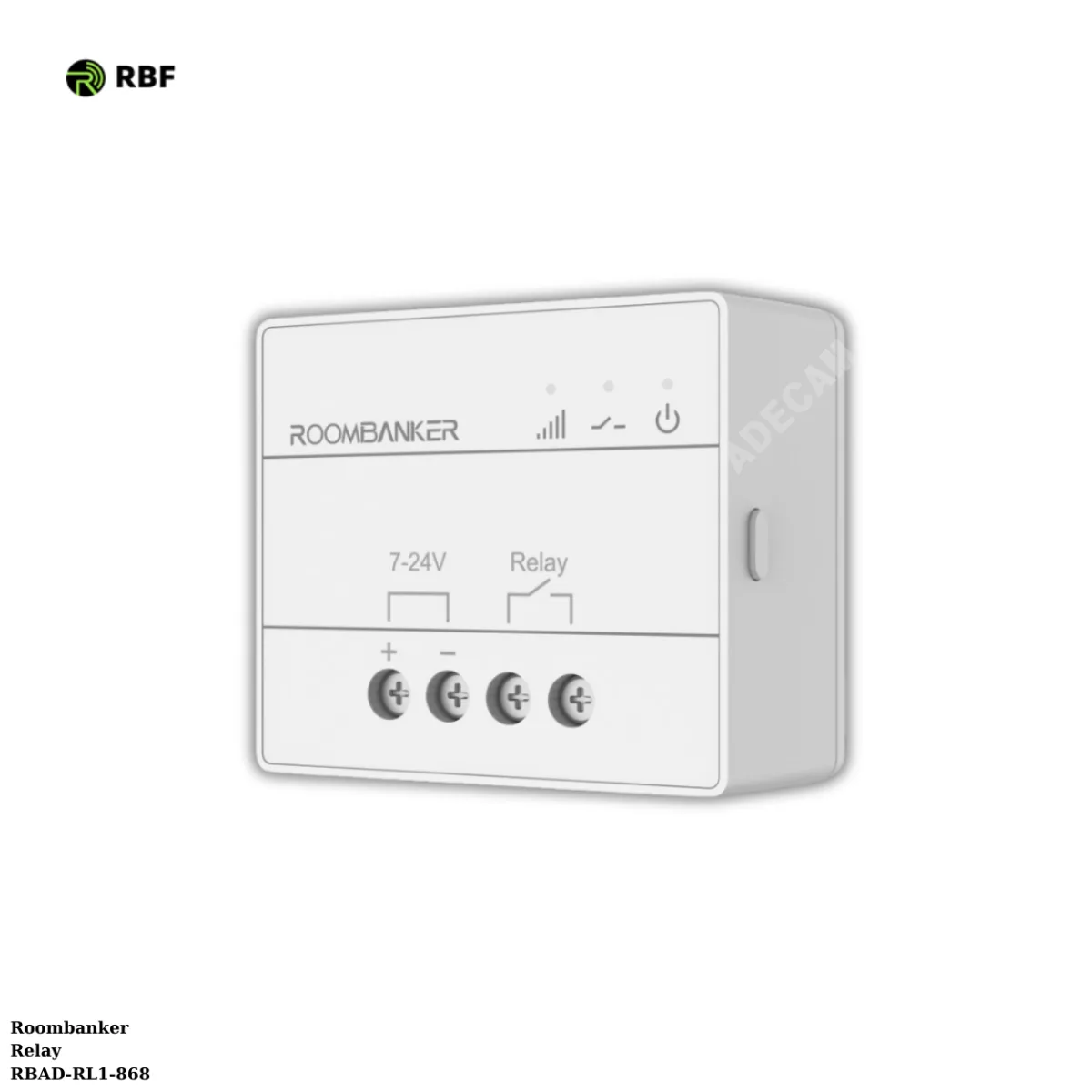 Roombanker Alarm - Röle 24V DC