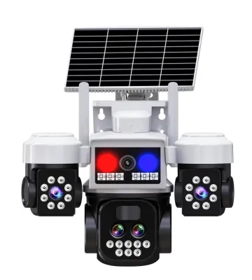 Solar Kamera - 4G Sim Kart Destekli - 3 Kameralı - Güneş Panelli