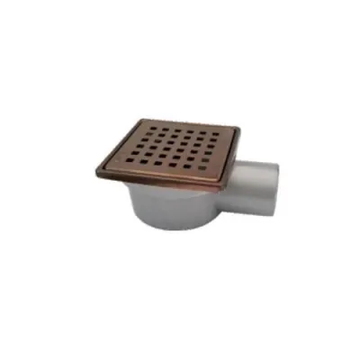 10 x 10 cm Bronz Rengi Boyutlar 10x10 cm Çelik Çerçeveli Kare Izgaralı 1041-1285022-51