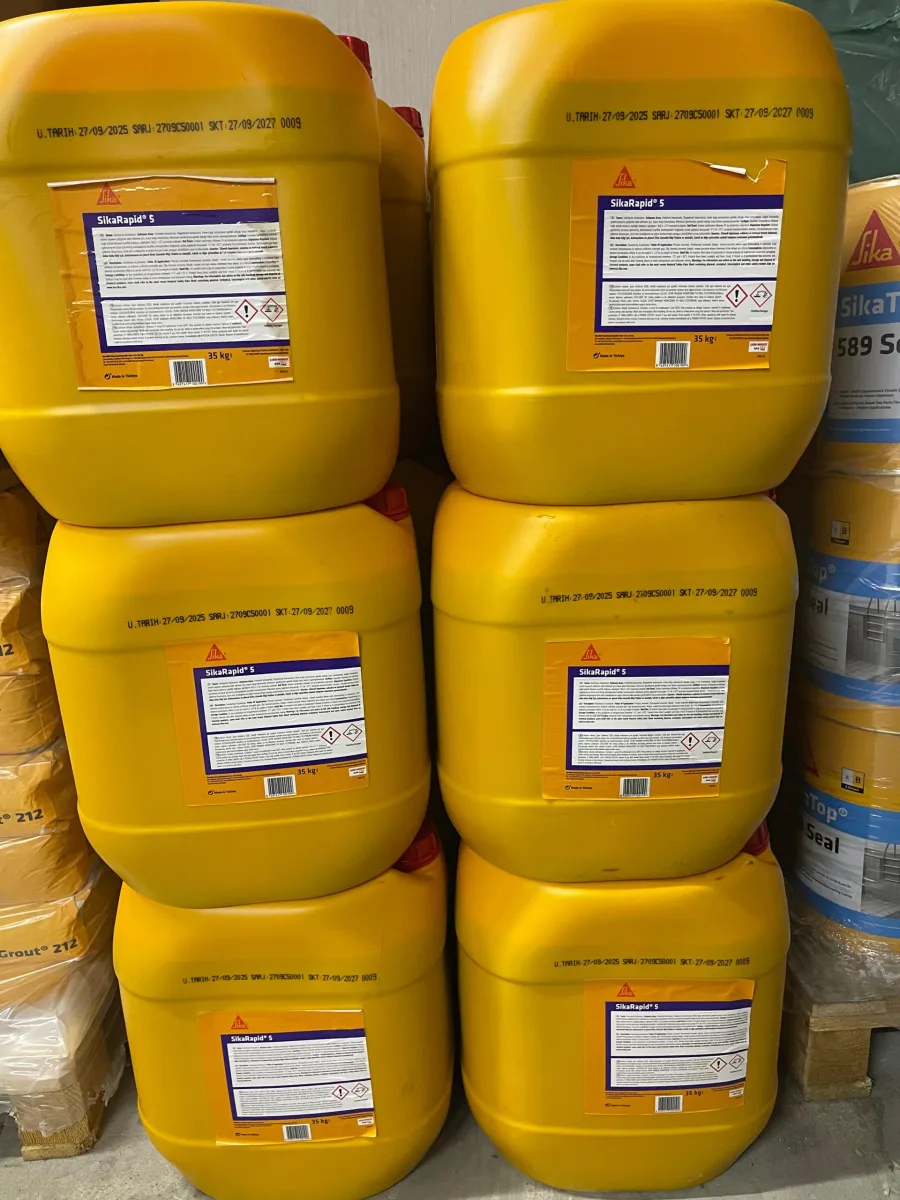 Sika Rapid 5 Sertleşme Hızlandırıcı Beton Katkısı 35 Kg