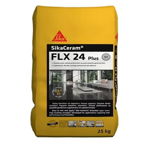 SİKACERAM  FLX 24 PLUS GRİ 25kg C2 TE S1