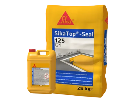 SikaTop - Seal 125 - GRİ-BEYAZ Çimento Esaslı Yarı Elastik Su Yalıtım Malzemesi