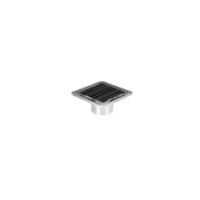 Sukar Line 9 Siyah Çizgili Model 1153-0291099-07 10x10 Paslanmaz Çelik Çerçeve Üzeri Cam Izgaralı Süzgeçler