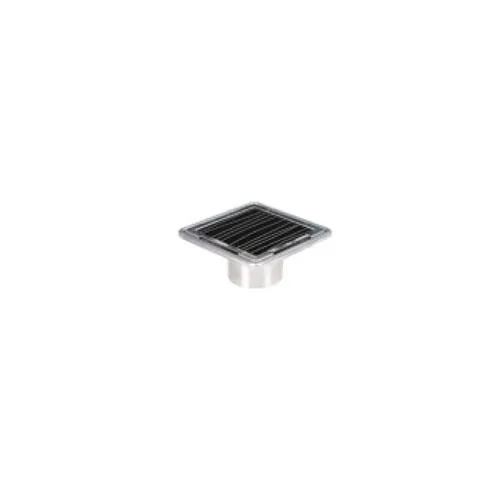 Sukar Line 9 Siyah Çizgili Model 1153-0291099-07 10x10 Paslanmaz Çelik Çerçeve Üzeri Cam Izgaralı Süzgeçler