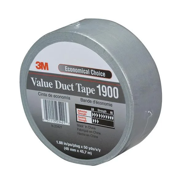 3m 1900 Duck Tape Tamir Kanal Bandı 50mm X 50mt Gri Bant