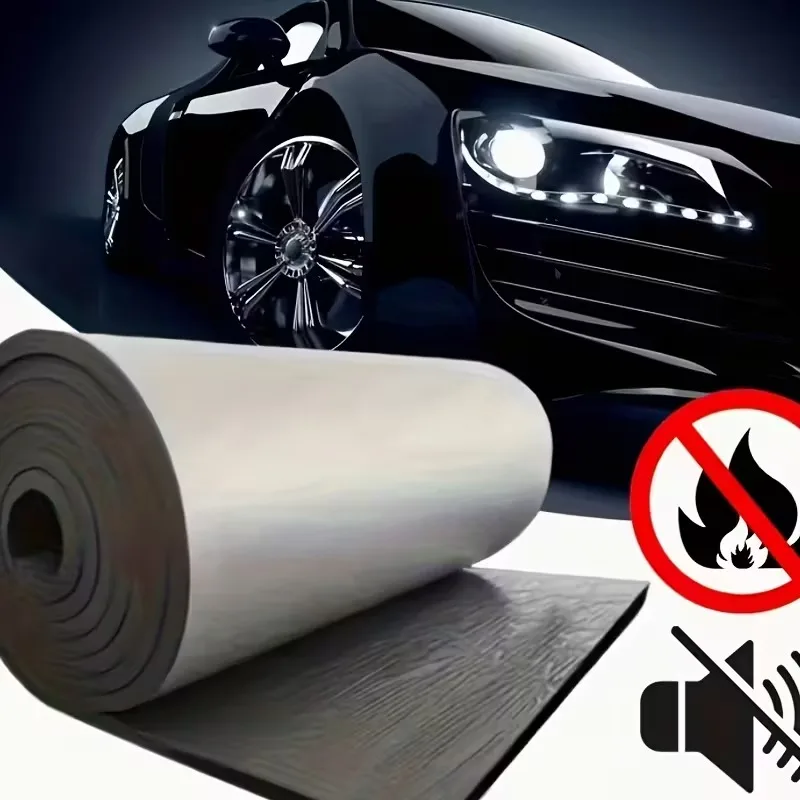 Kaput Altı Alüminyum Folyolu Kendinden Yapışkanlı 6mm 100x150 Kauçuk Ses Yalıtım Levhası