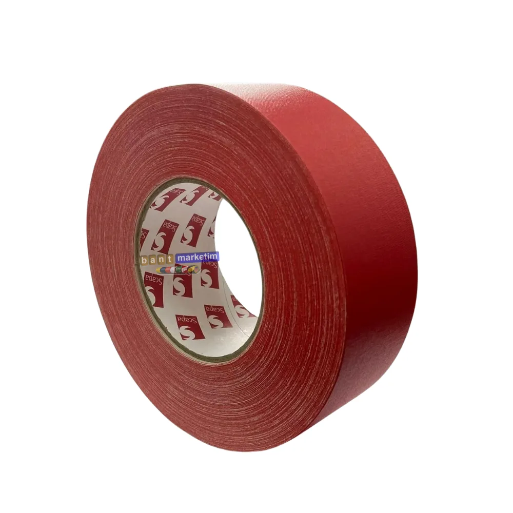 Scapa 3101 Gaffer Kamera Bandı Tamir Bandı 50mmx50mt Kırmızı