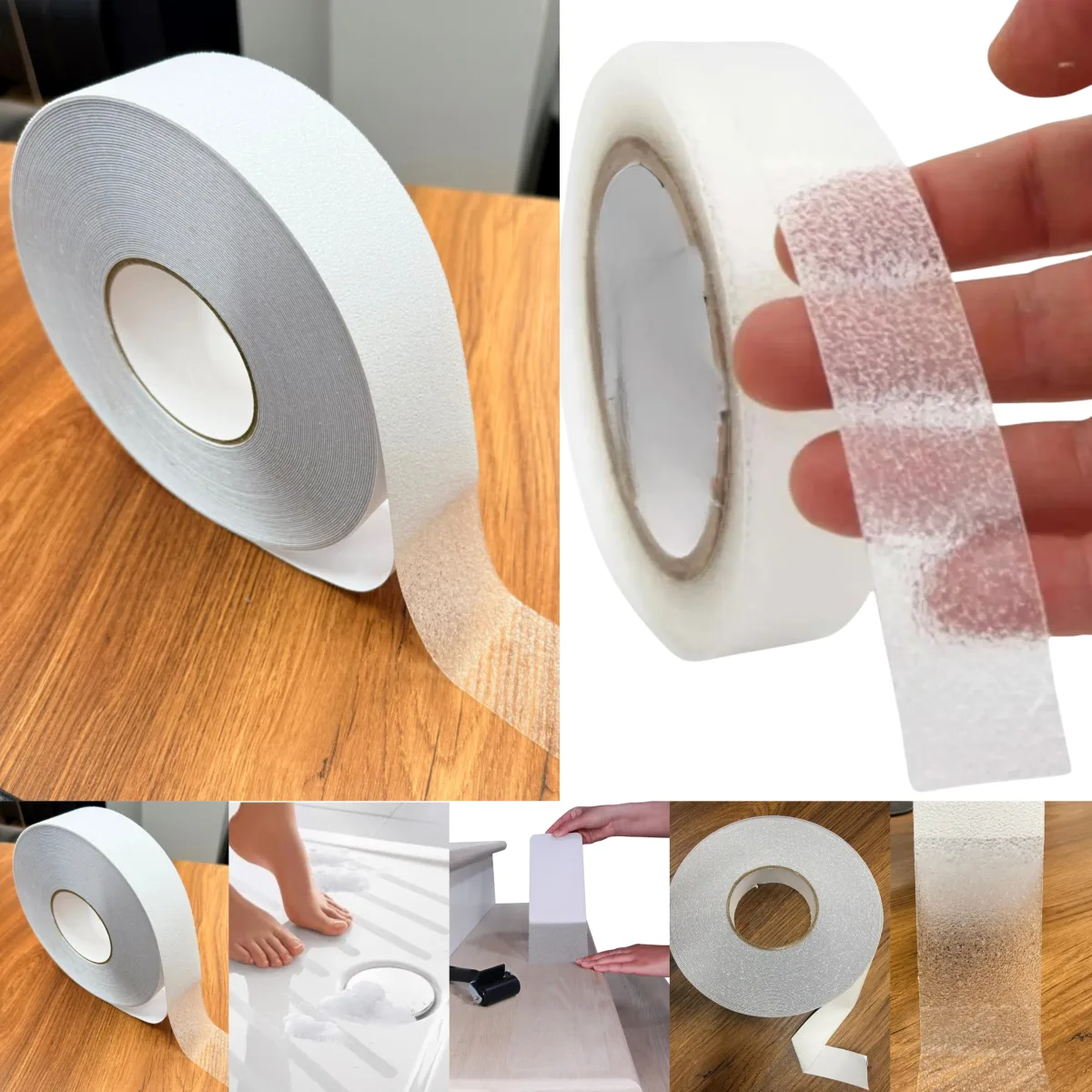 Şeffaf Havuz Banyo Küvet İç Mekan Merdiven Kaydırmaz Kaymaz Bant 25mm x 25mt