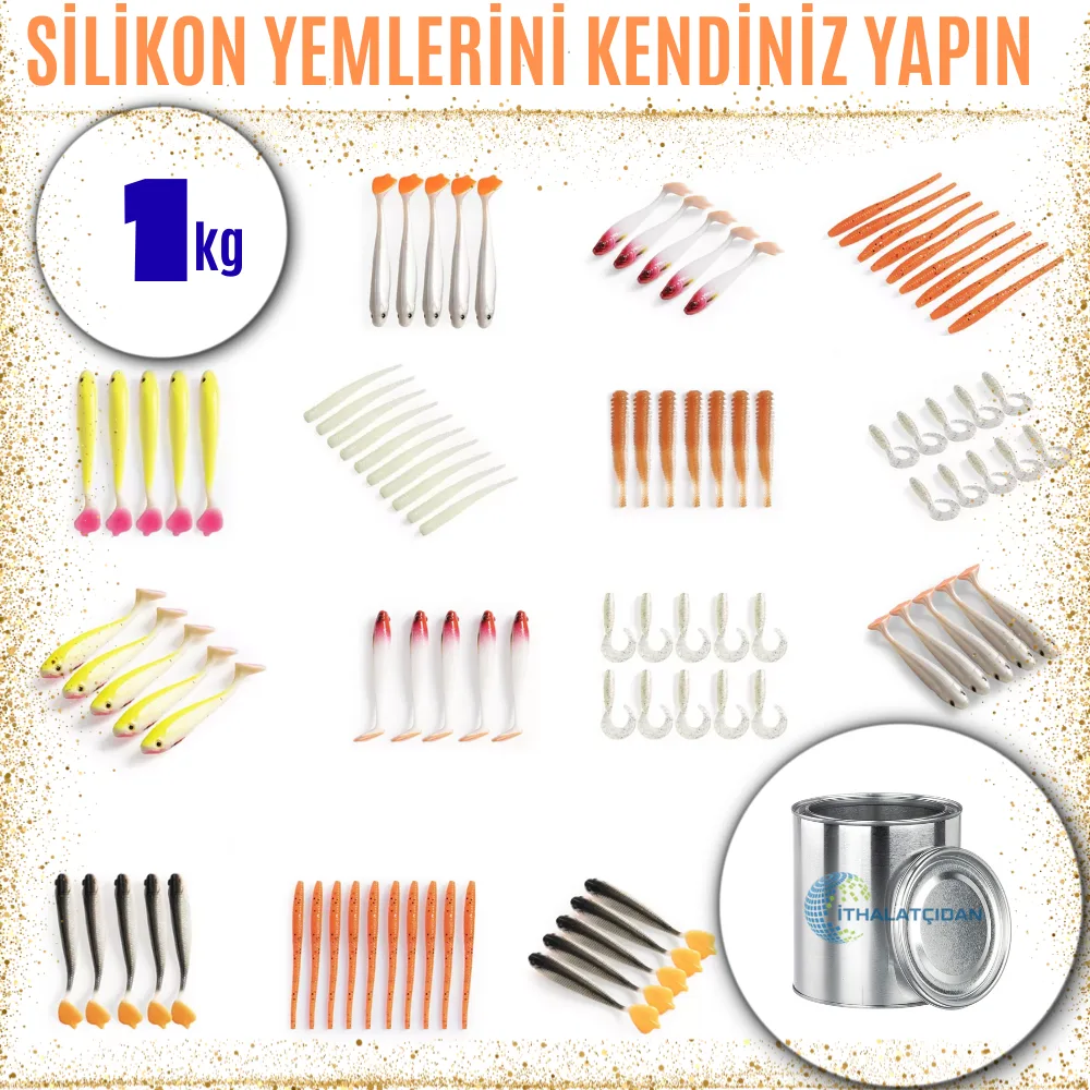 Silikon Balık Yemi Ham Maddesi (10 Shore) 1KG