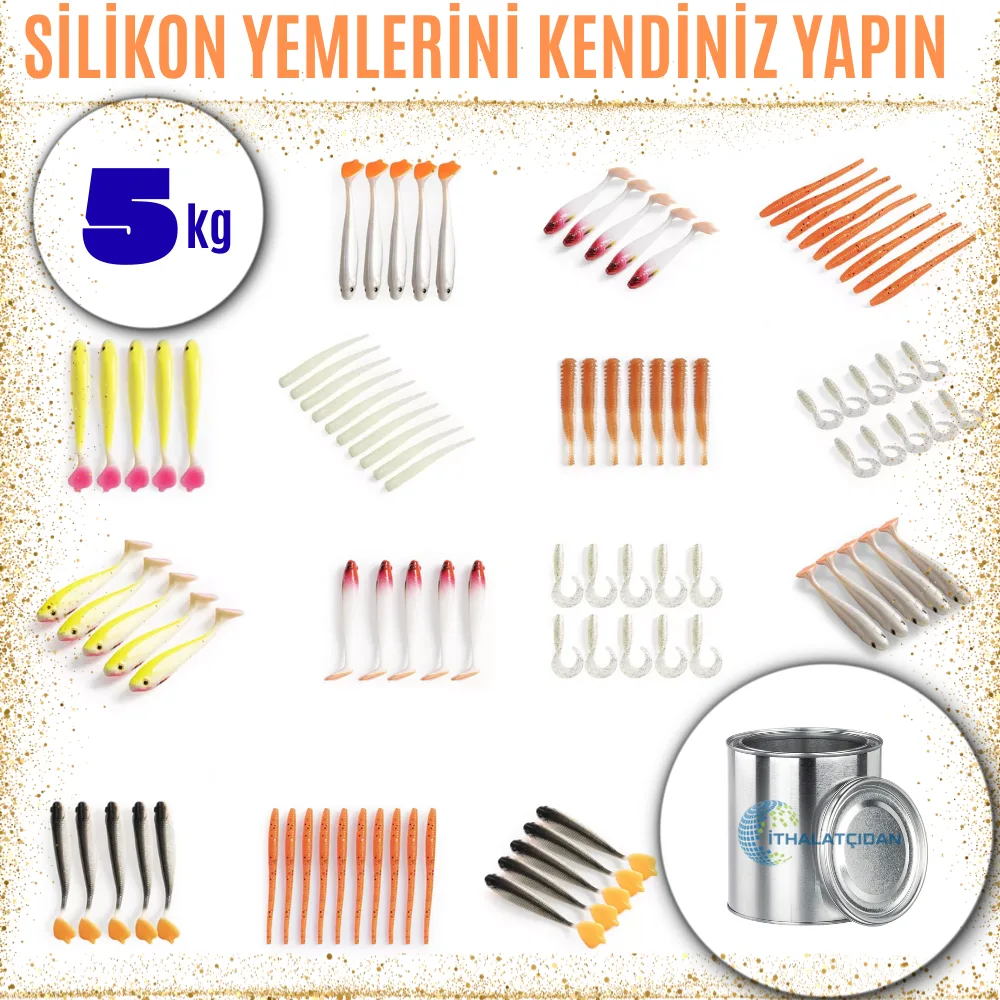 Silikon Balık Yemi Ham Maddesi (25 Shore) 5kg
