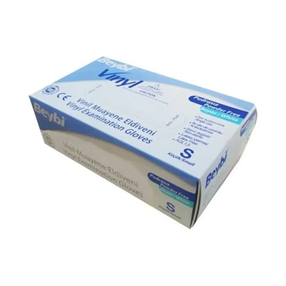 Beybi Vinil Pudrasız Eldiven 100'lü (Small)
