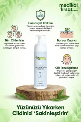 BioNatura Hassasiyet Karşıtı ve Onarıcı Yüz Temizleme Köpüğü 225ml (Yatıştırıcı Etki)