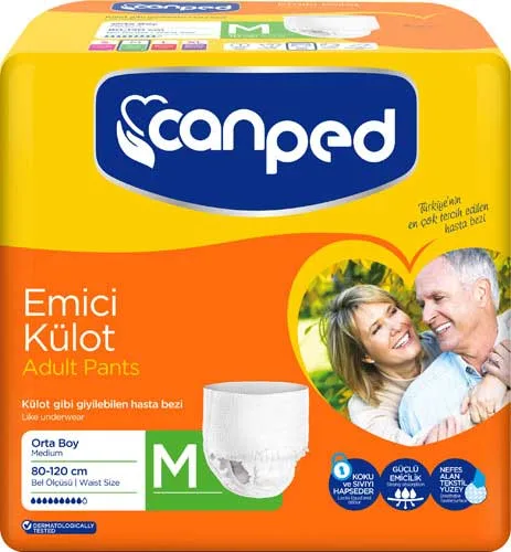 Canped Külot Hasta Bezi Medium 30'lu