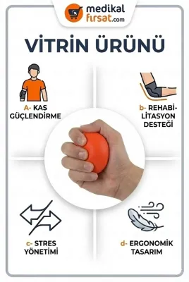 ESM El Egzersiz ve Rehabilitasyon Topu (Güçlendirme & Stres Giderici)