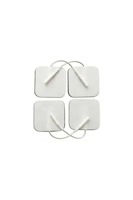Fizyopol 5x5 CM Kablolu Kare Tens Pedi 4'lü