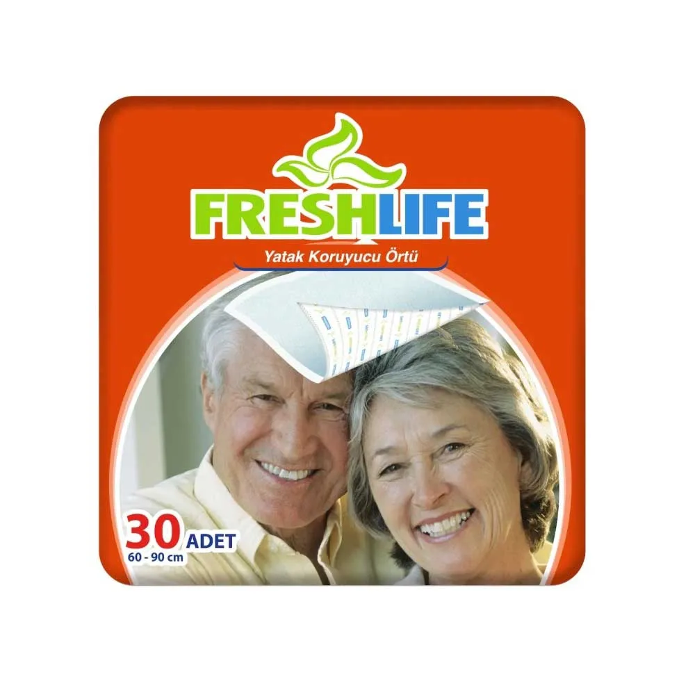 Freshlife Yatak Koruyucu Örtü Hasta Altı Serme Pedi 60X30'lu PAKET