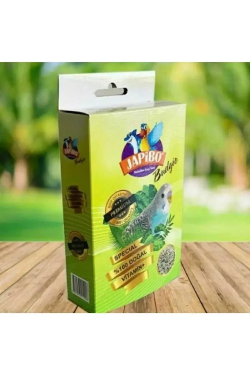 JAPİBO Budgie Muhabbet Kuşu Yemi 300 gr